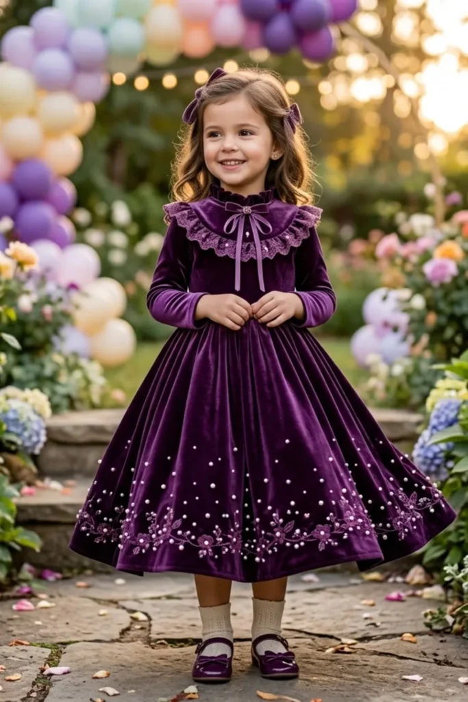 Purple Baby Dress