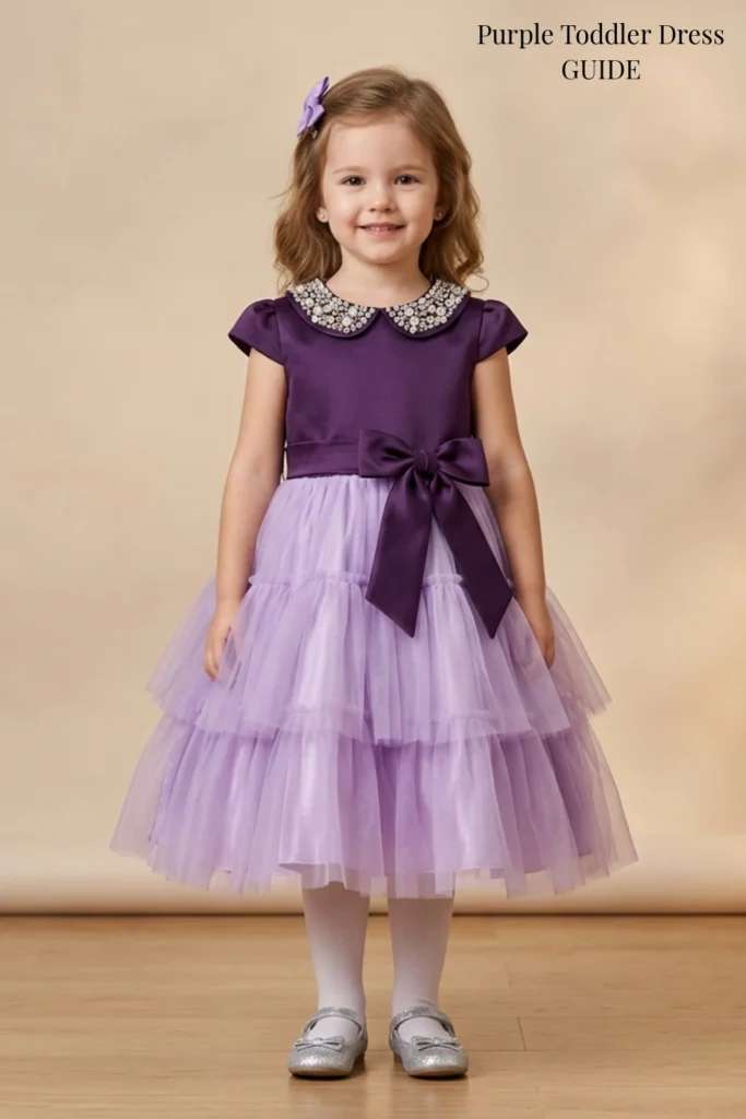 Purple Toddler Dress