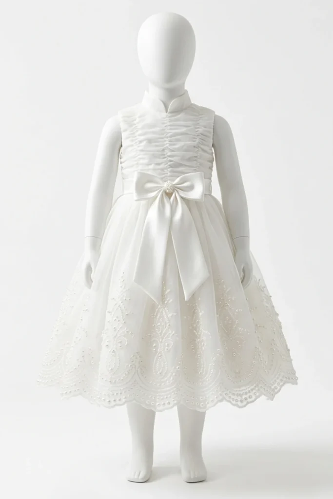Toddler White Dress