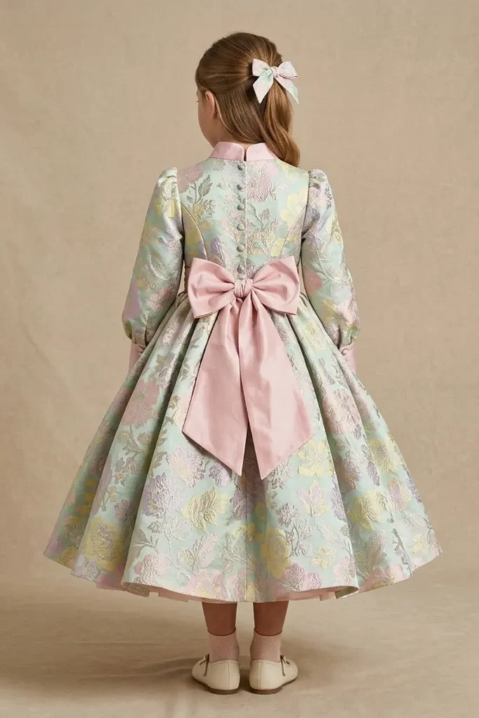 Kids Brocade Dress