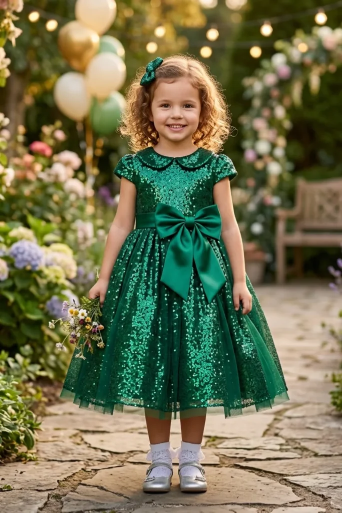 Green Toddler Dress