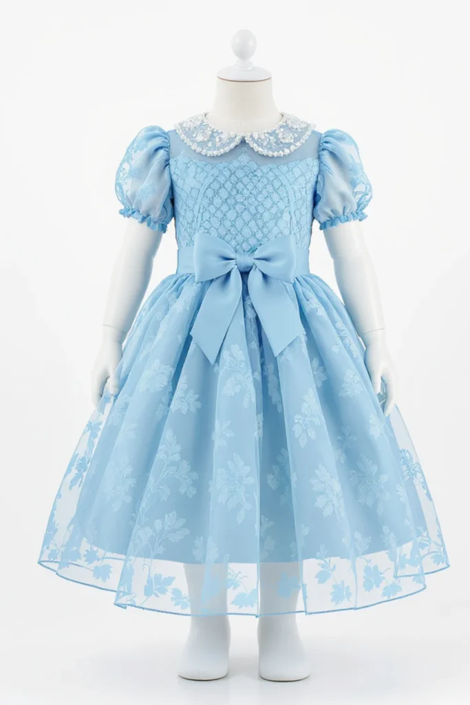 Blue Dresses For Kids