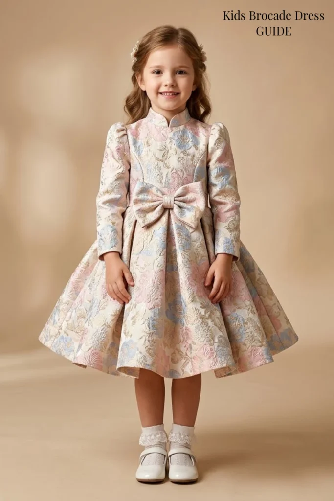 Kids Brocade Dress
