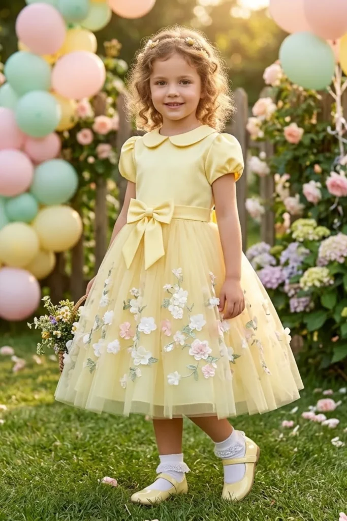 Yellow Dress For Kids