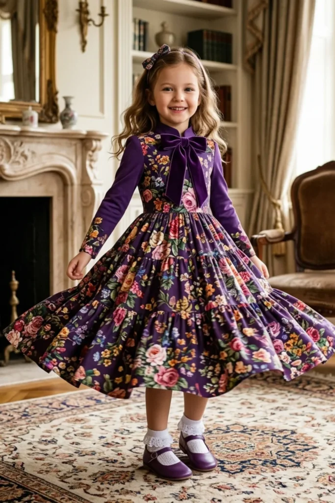 Floral Dress For Kids