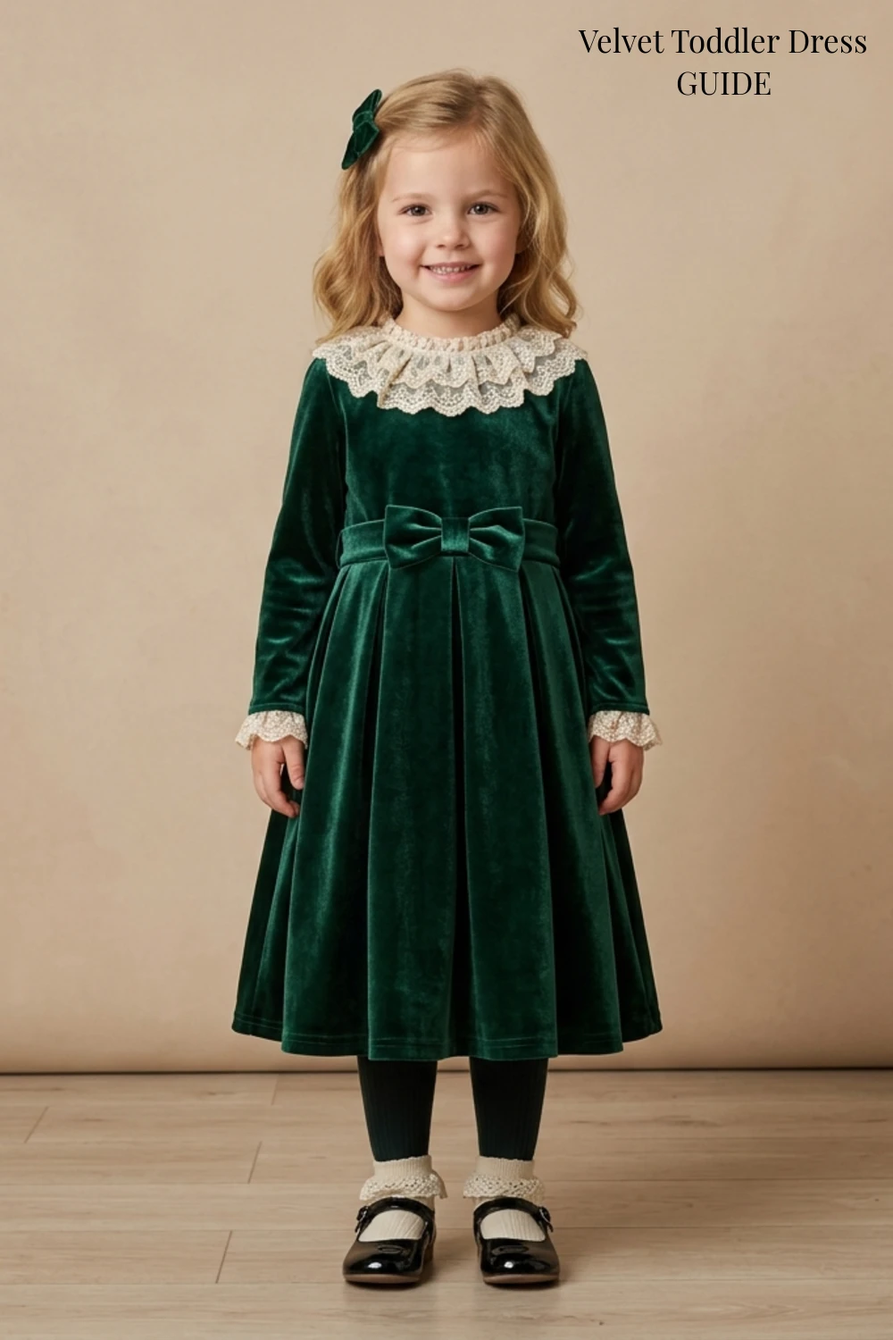 Velvet Toddler Dress