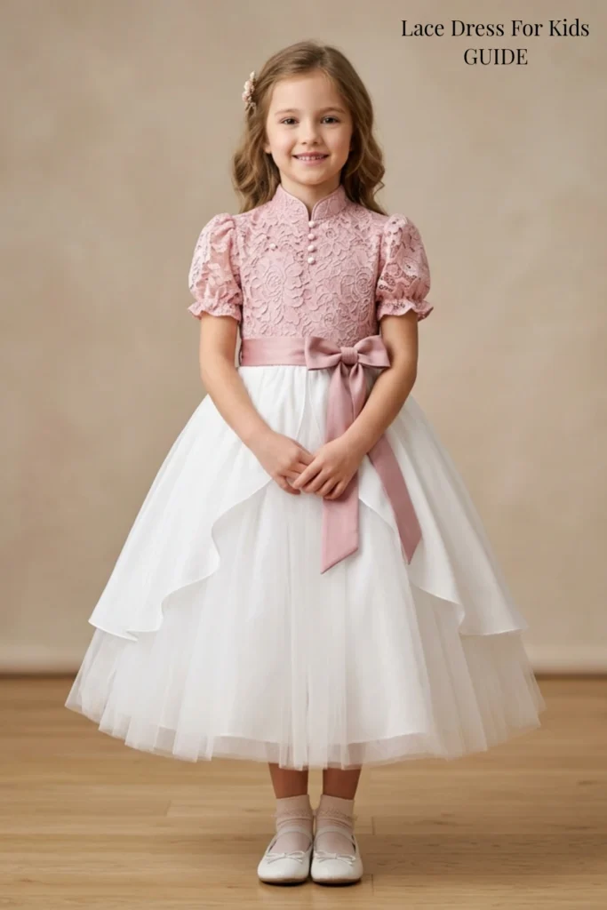 Lace Dress For Kids