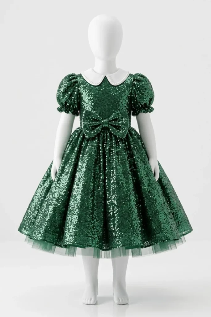 Green Dresses For Kids