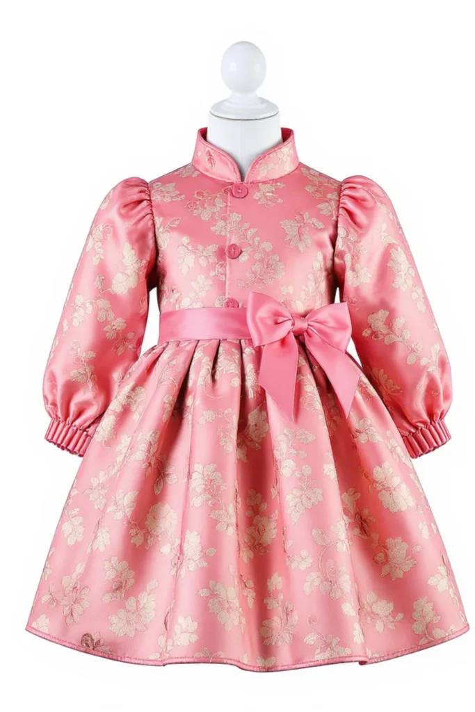 Brocade Dress Styles For Kids