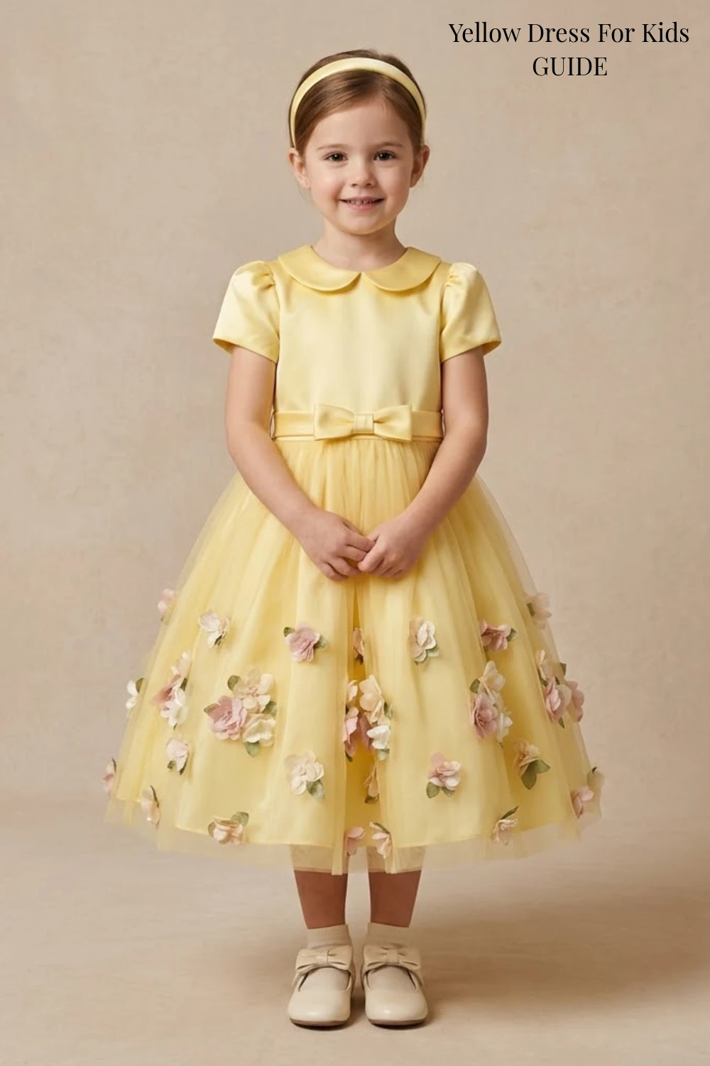 Yellow Dress For Kids