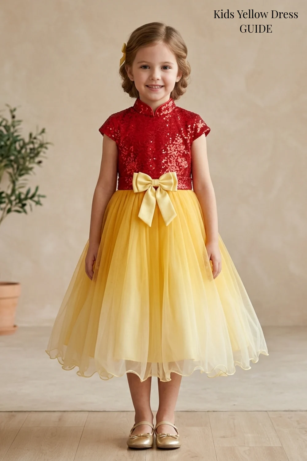 Kids Yellow Dress