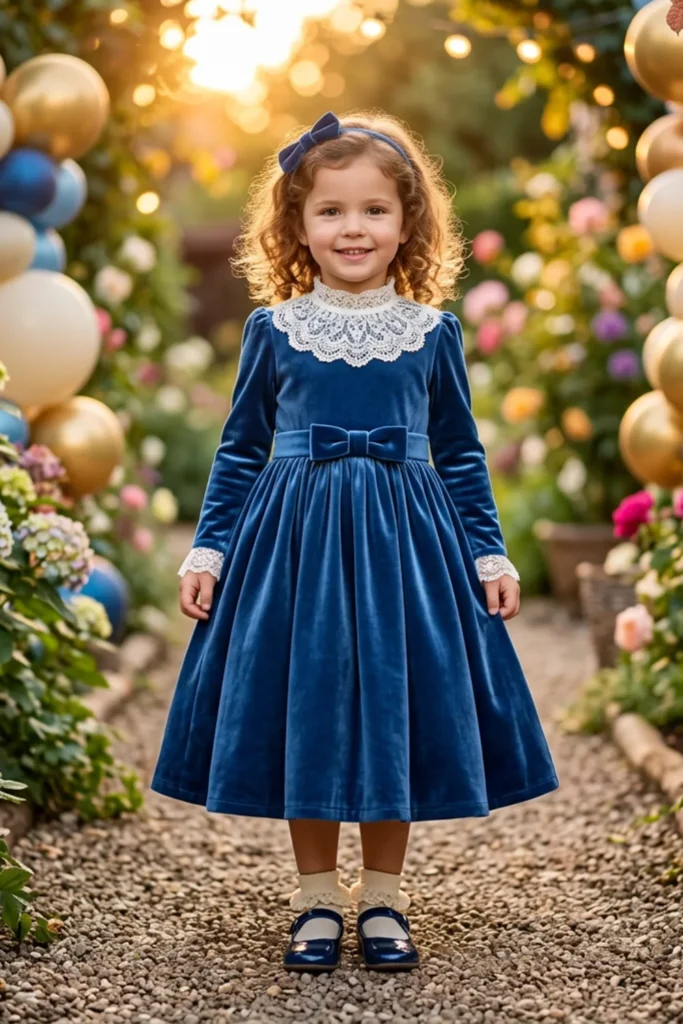 Velvet Toddler Dress
