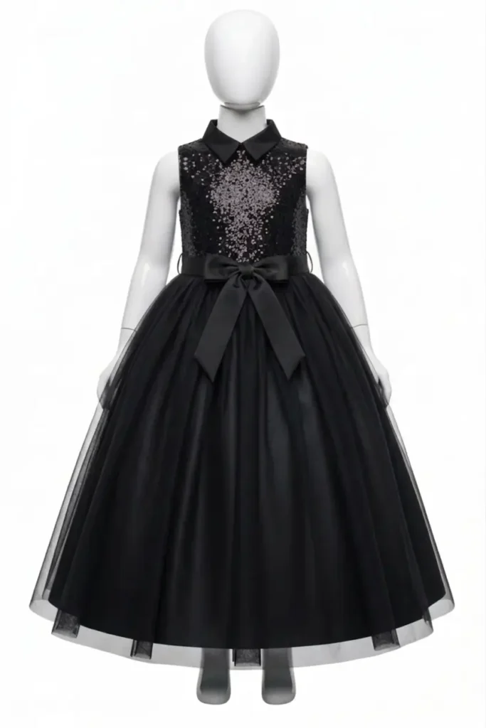 Girls Black Dress