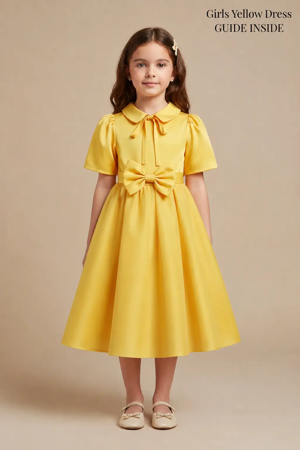 Girls Yellow Dress