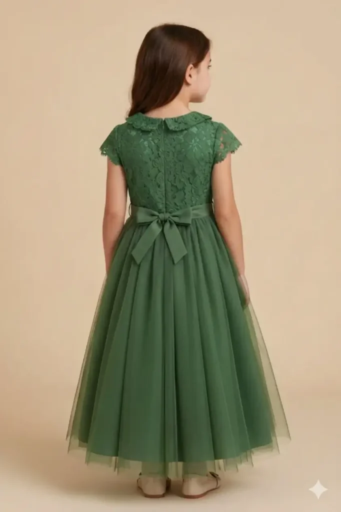 Green Dresses For Kids