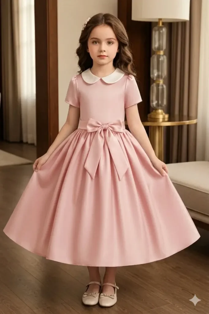 Light Pink Dress For Girls