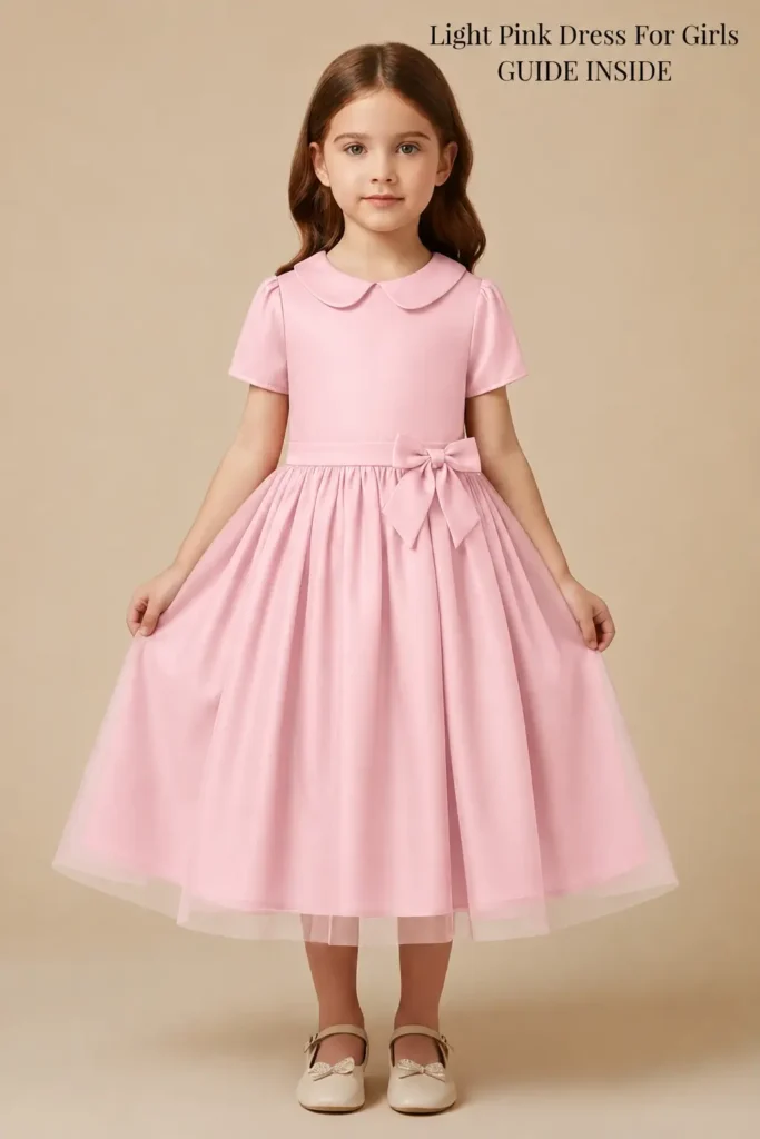 Light Pink Dress For Girls