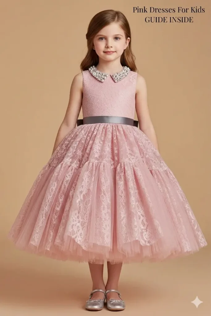 Pink Dresses For Kids