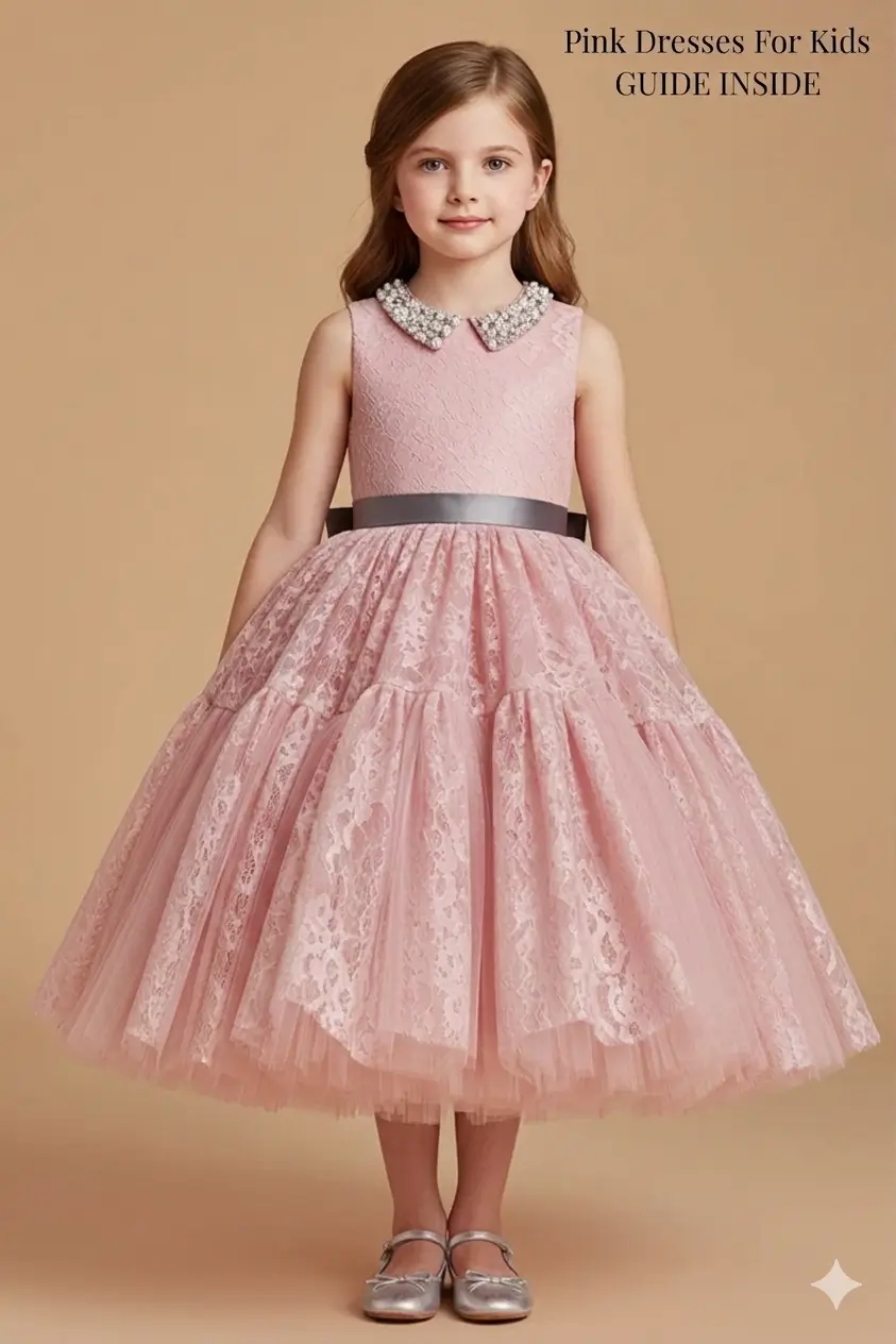 Pink Dresses For Kids
