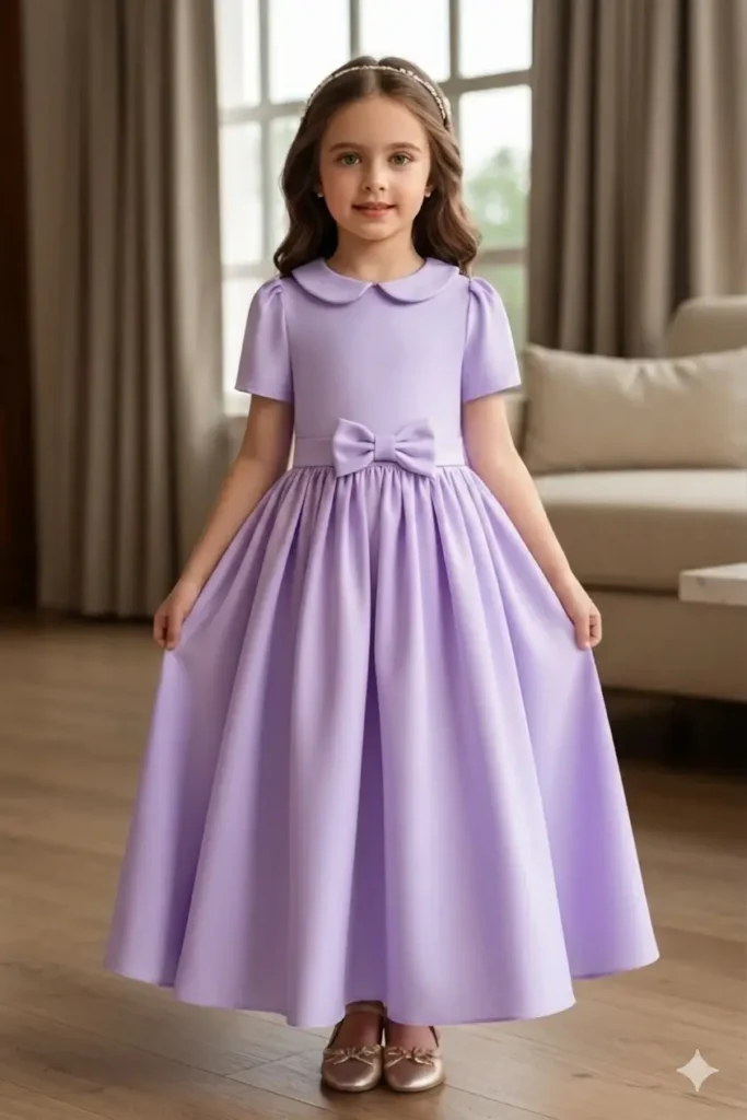 Purple Dresses For Kids