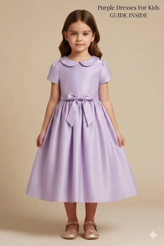 Purple Dresses For Kids