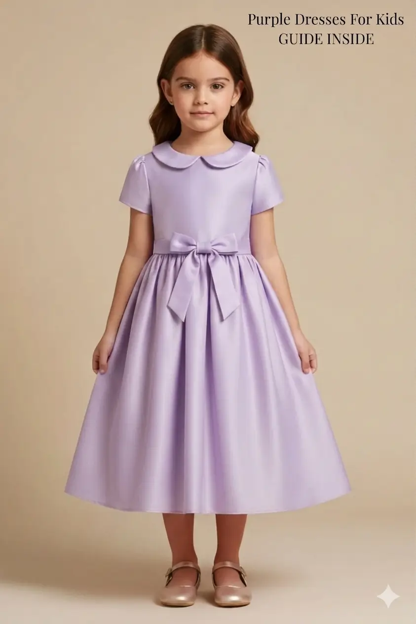 Purple Dresses For Kids