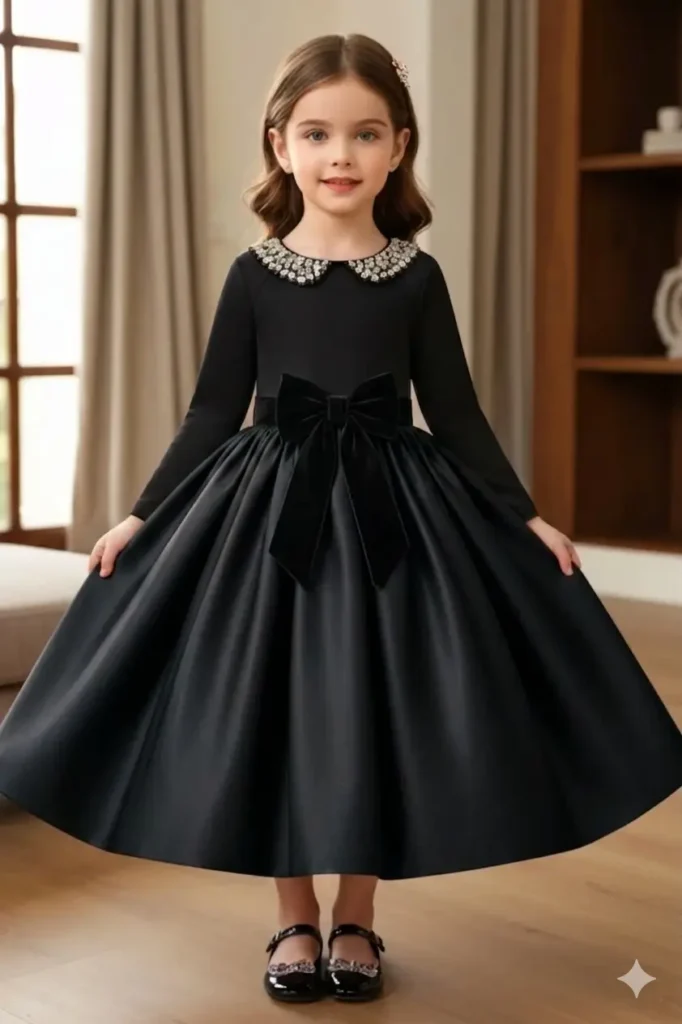 Toddler Black Dress