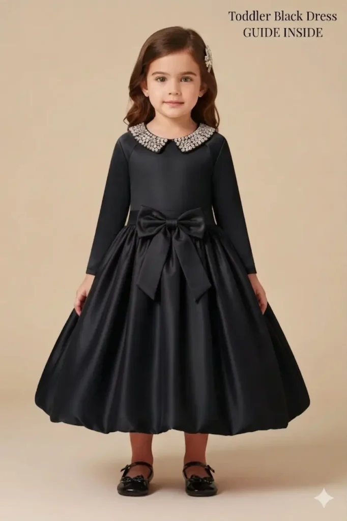 Toddler Black Dress