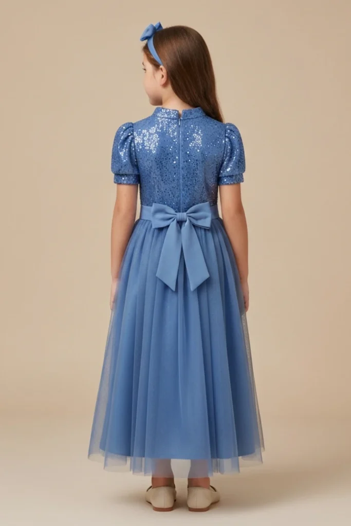 Blue Dresses For Kids