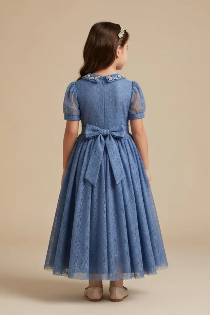 Blue Dresses For Kids