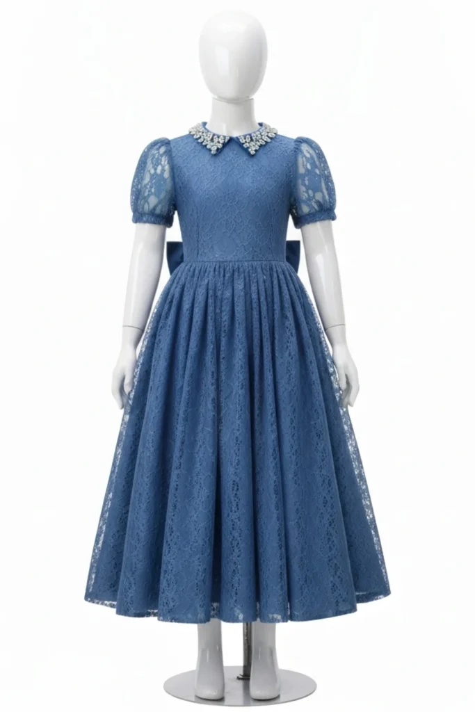 Blue Dresses For Kids