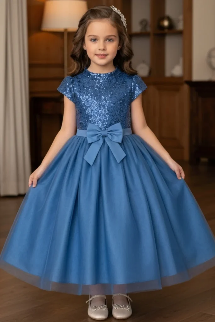 Blue Kids Dress