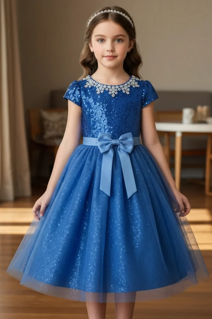Blue Kids Dress