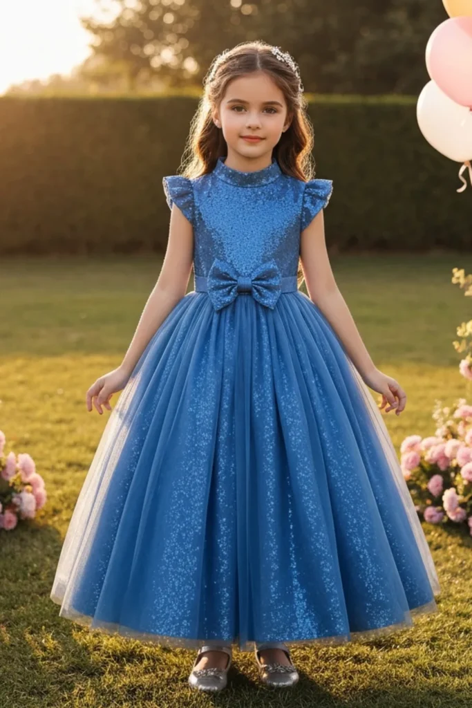 Blue Kids Dress