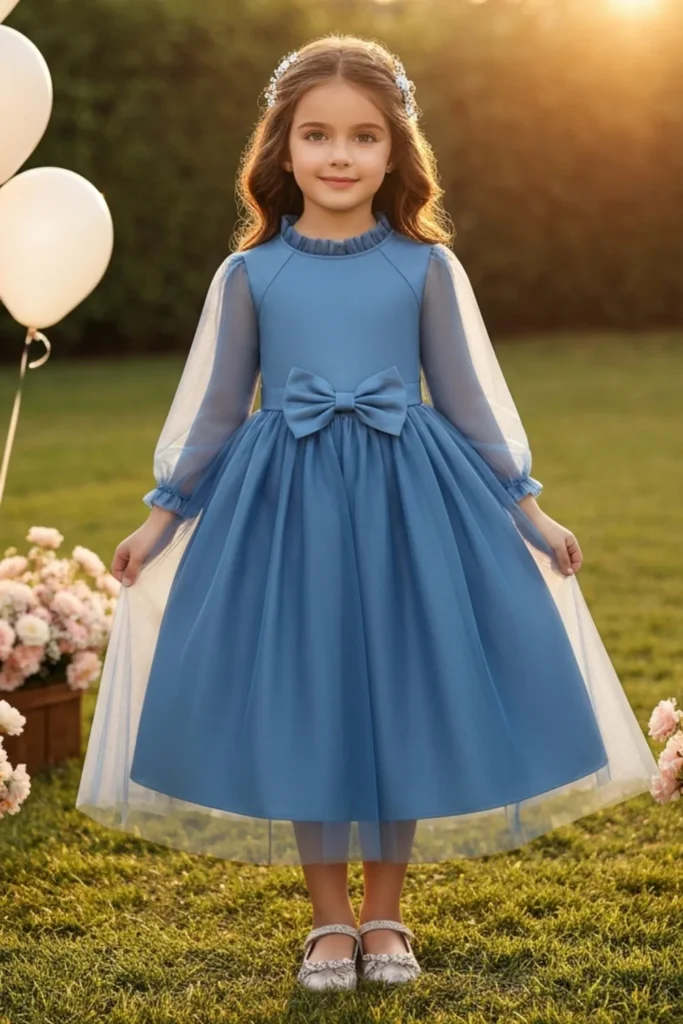 Blue Kids Dress