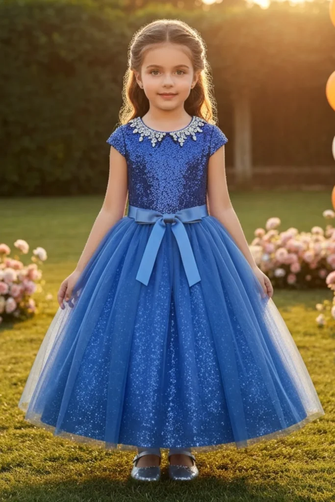 Blue Kids Dress