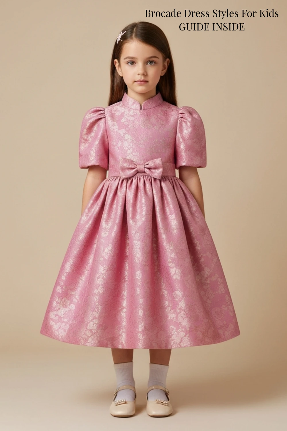Brocade Dress Styles For Kids