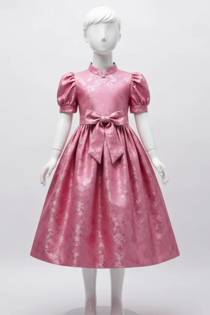Brocade Dress Styles For Kids