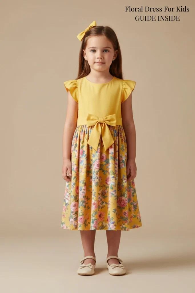 Floral Dress For Kids