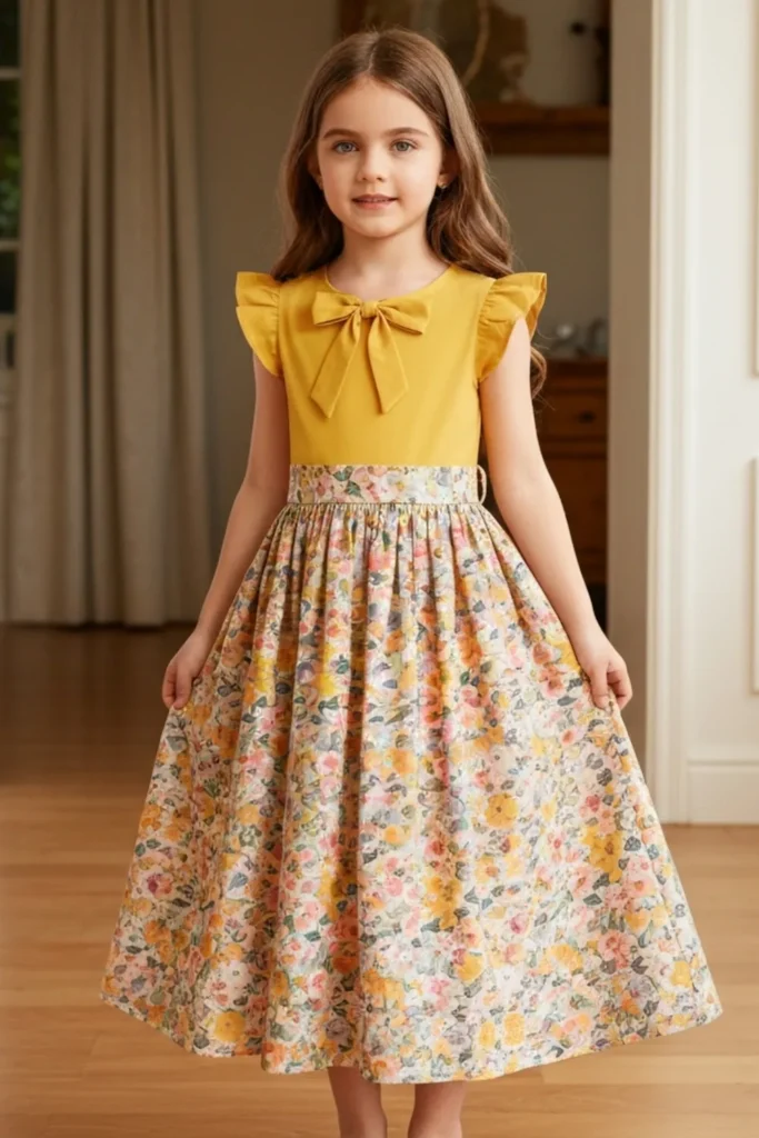 Floral Dress For Kids