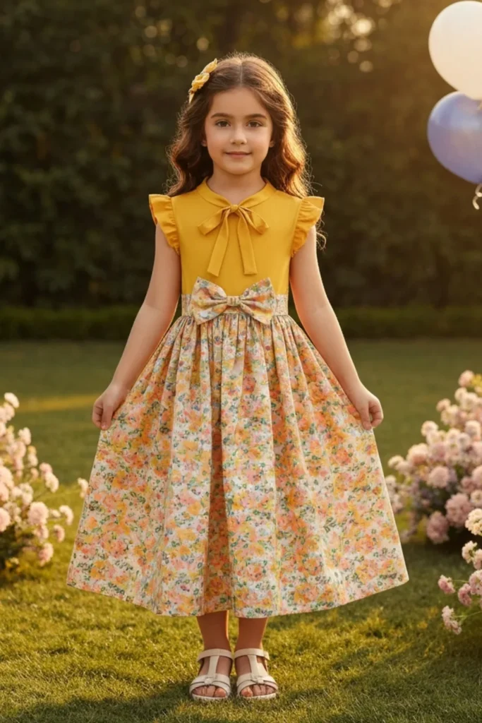 Floral Dress For Kids