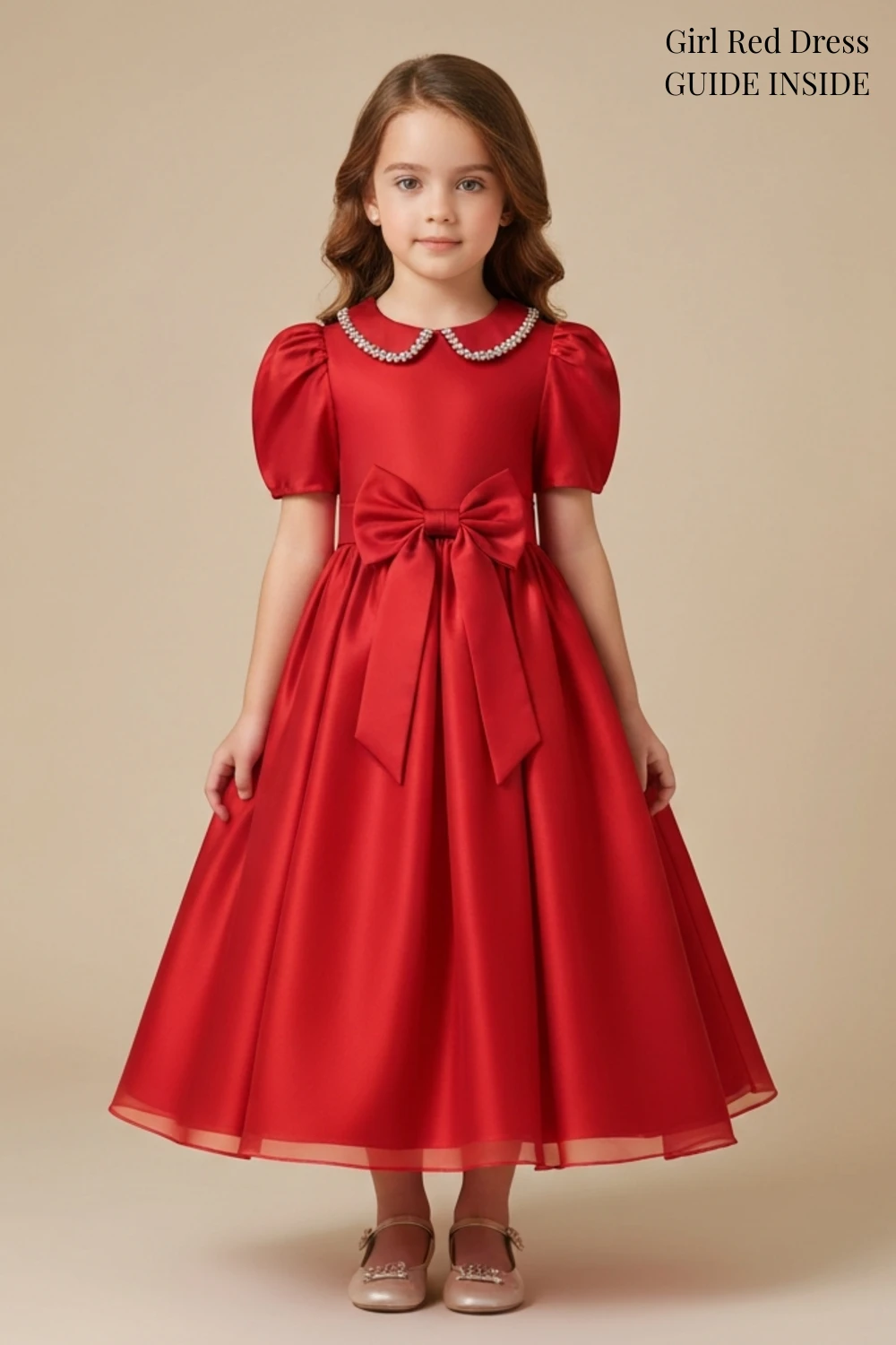 Girl Red Dress