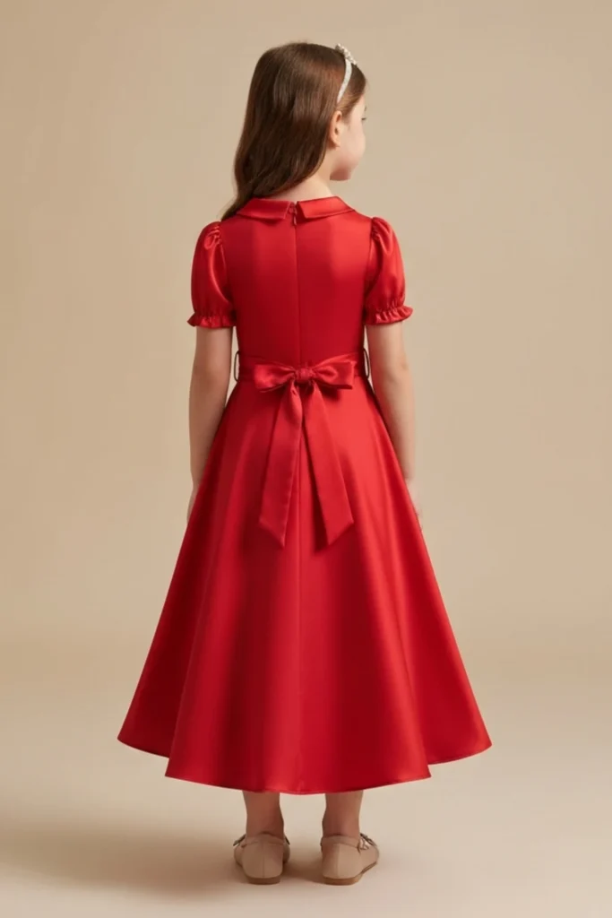 Girl Red Dress