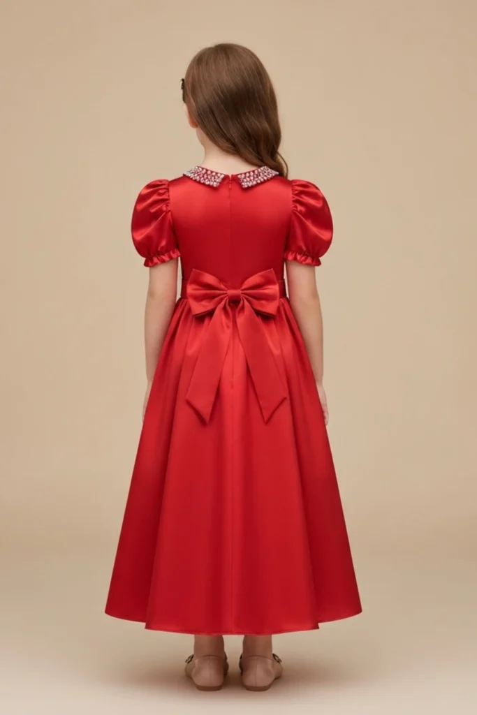 Girl Red Dress
