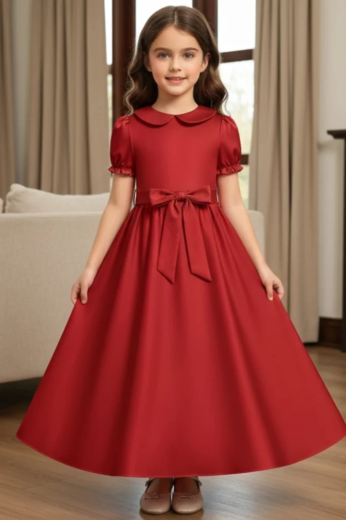 Girl Red Dress