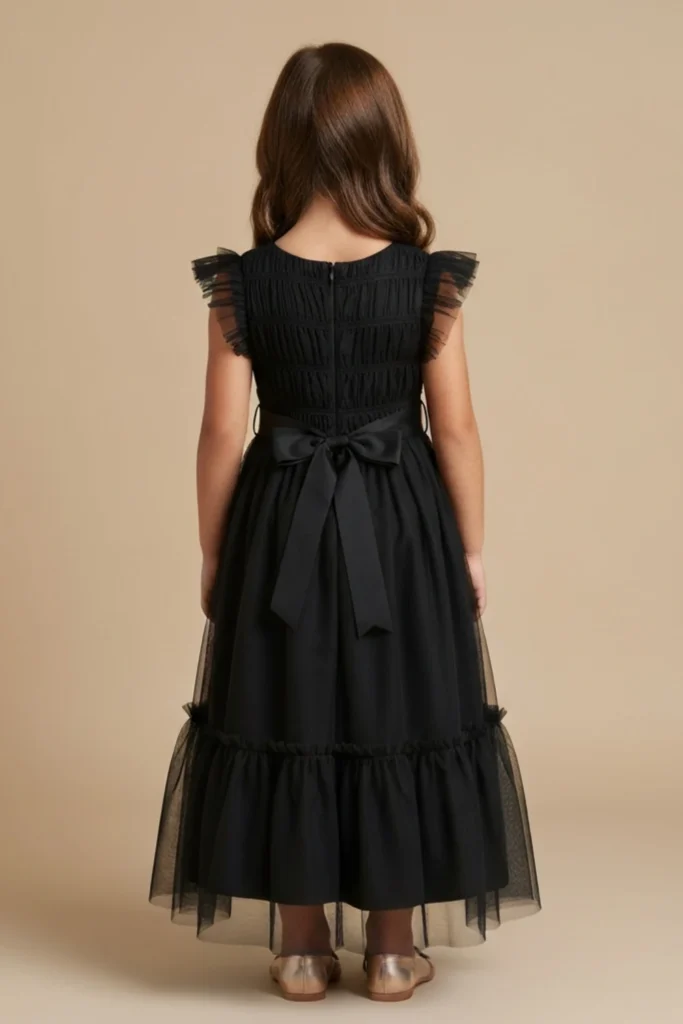 Girls Black Dress