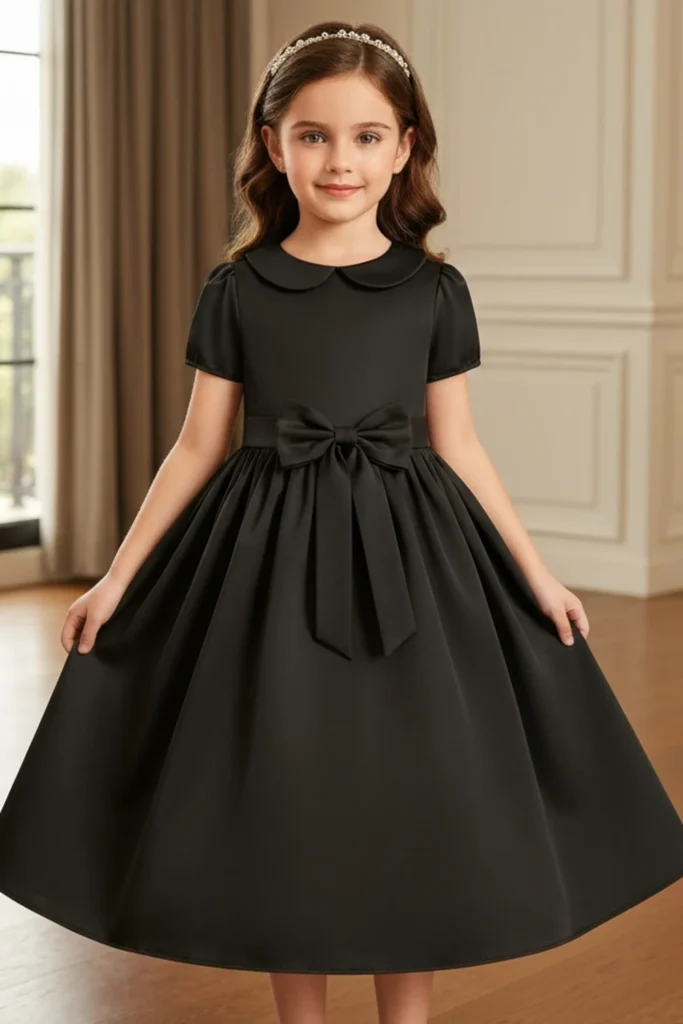 Girls Black Dress