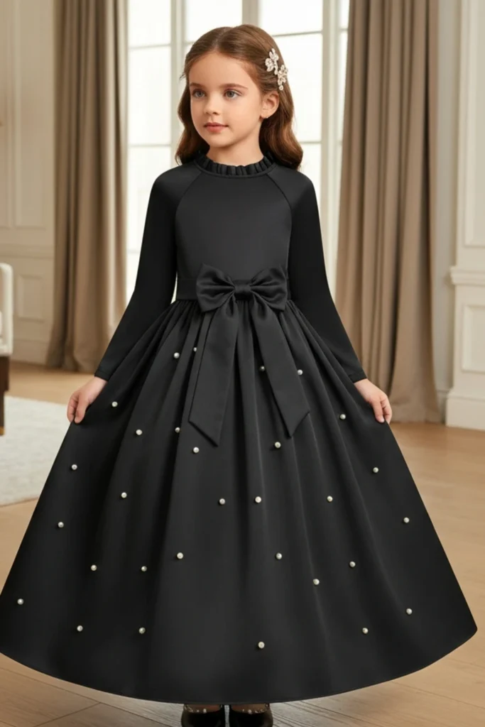 Girls Black Dress