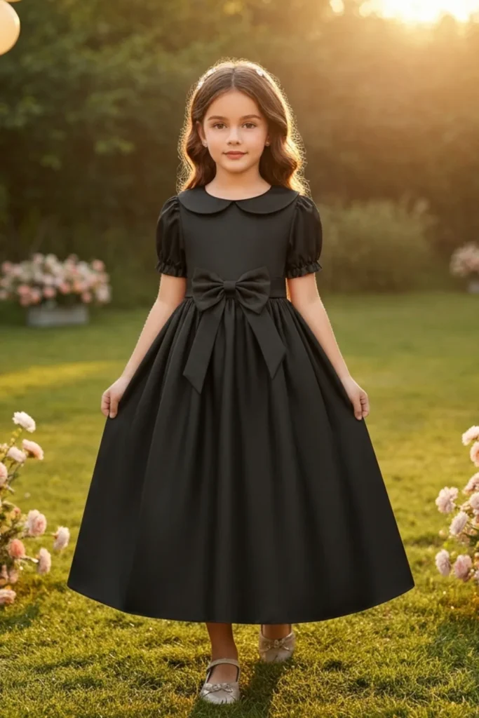 Girls Black Dress