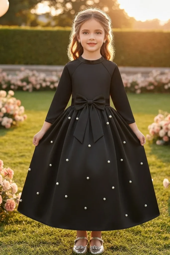 Girls Black Dress